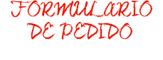 formulario de pedido